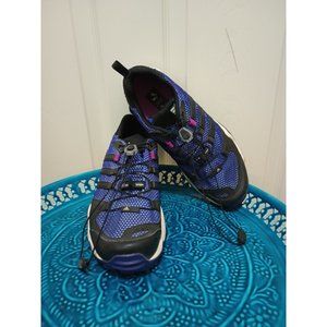 Women's Adidas Outdoor Place Bungee Purple Traxion Running Sneakers Size 8
